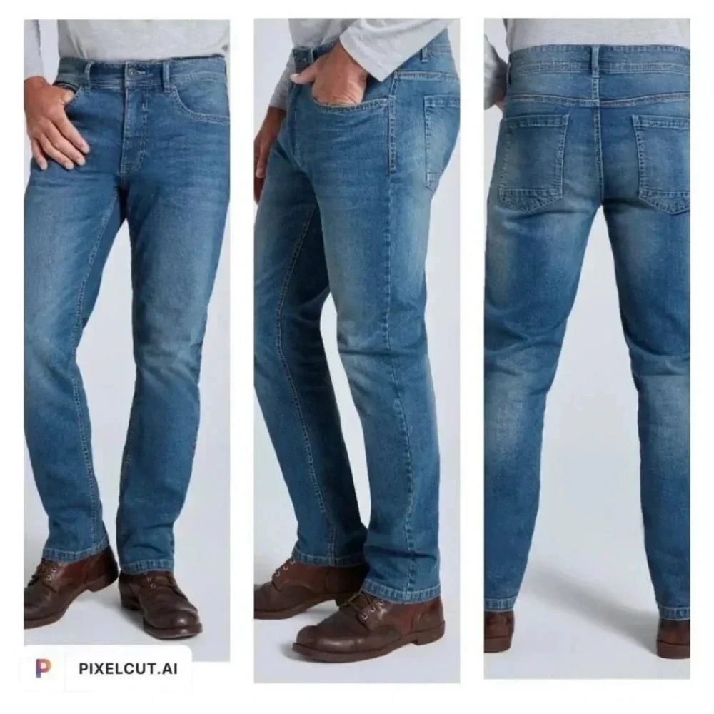 NWT JP 1880 Johann Popken Straight-Fit/Straight-Cut Men's Jeans Size 46W 34L‎
